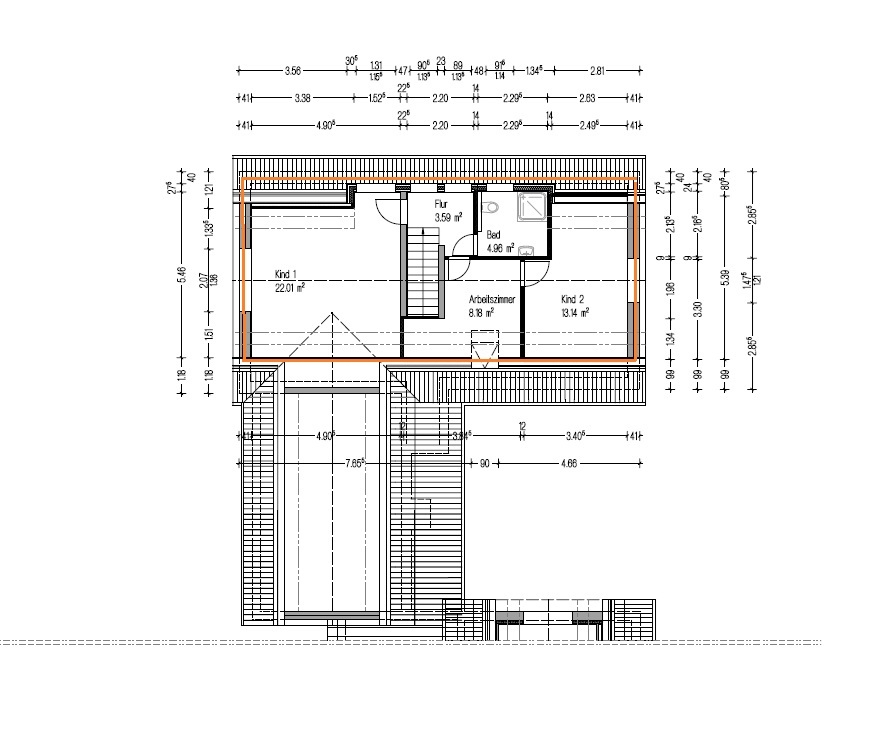 Hinterhaus Dachgeschoss