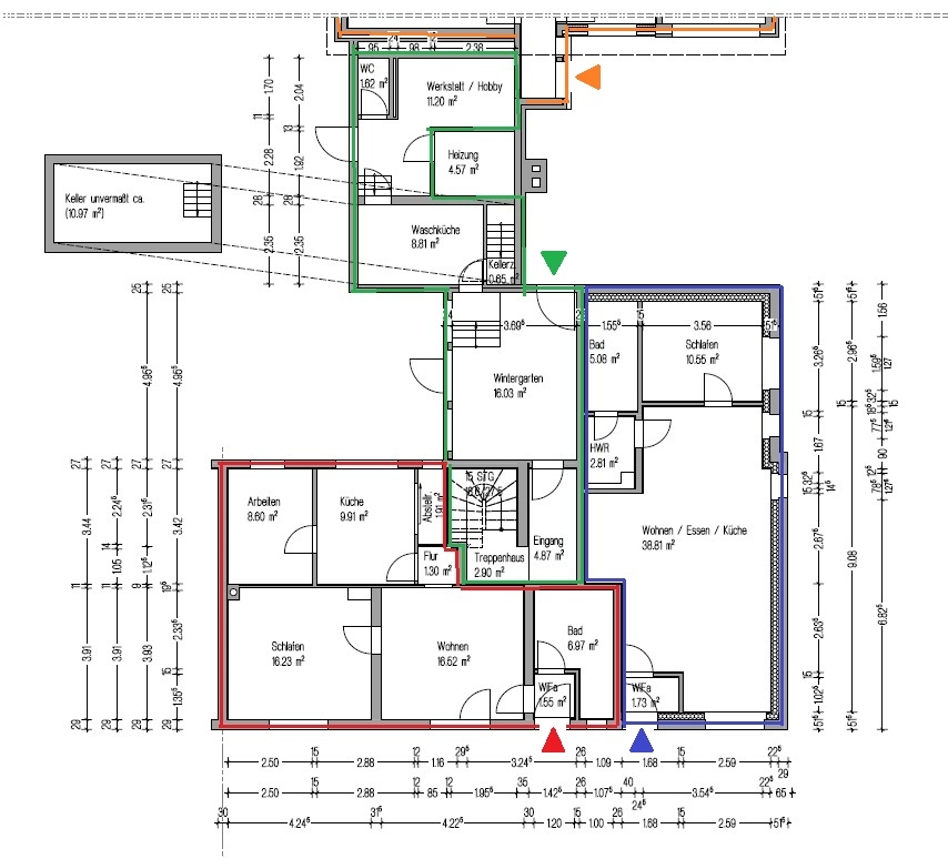 Erdgeschoss Vorderhaus