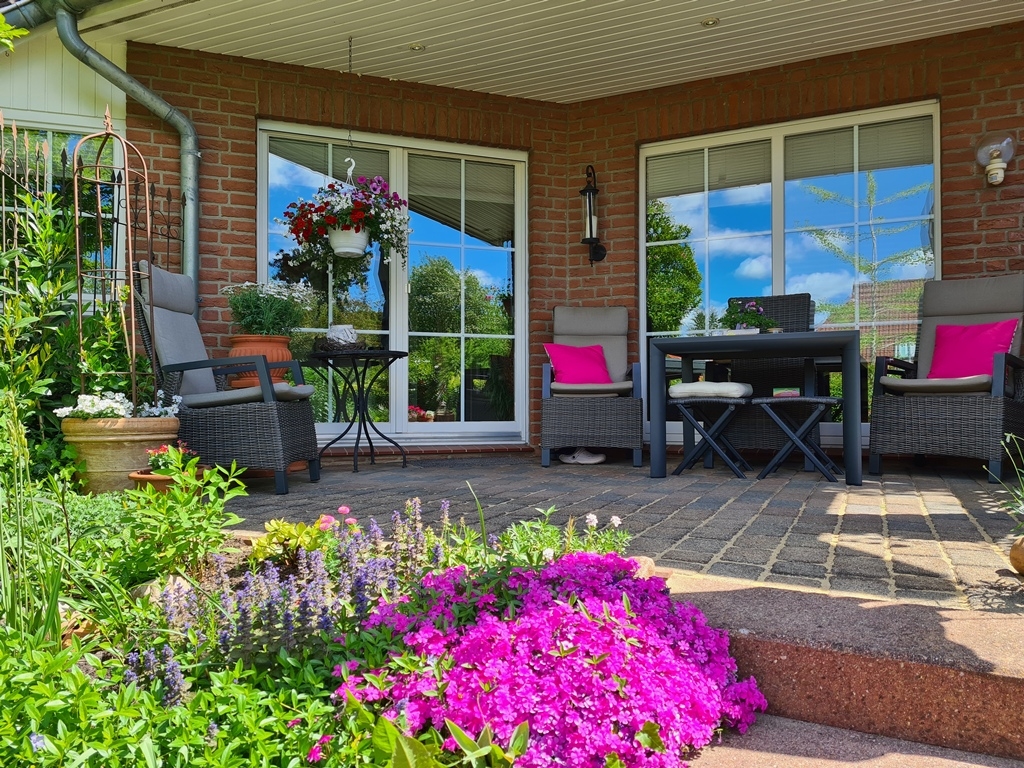 Überdachte Terrasse